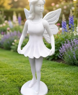 Curtseying Fairy Garden Ornament