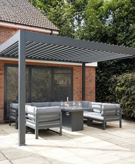 Lichfield 3m x 3m Garden Pergola