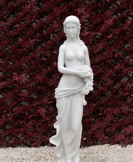 Isobelle Garden Statue in White
