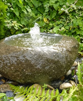 Babbling Natural Stone Water Feature