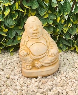 Indian Buddha Garden Ornament in Sandstone