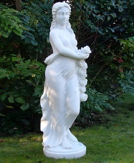 Extra Large Iris Goddess Garden Statue