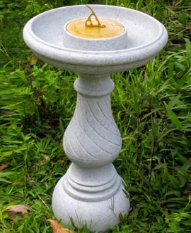 Swirl Stone Sundial in Granite